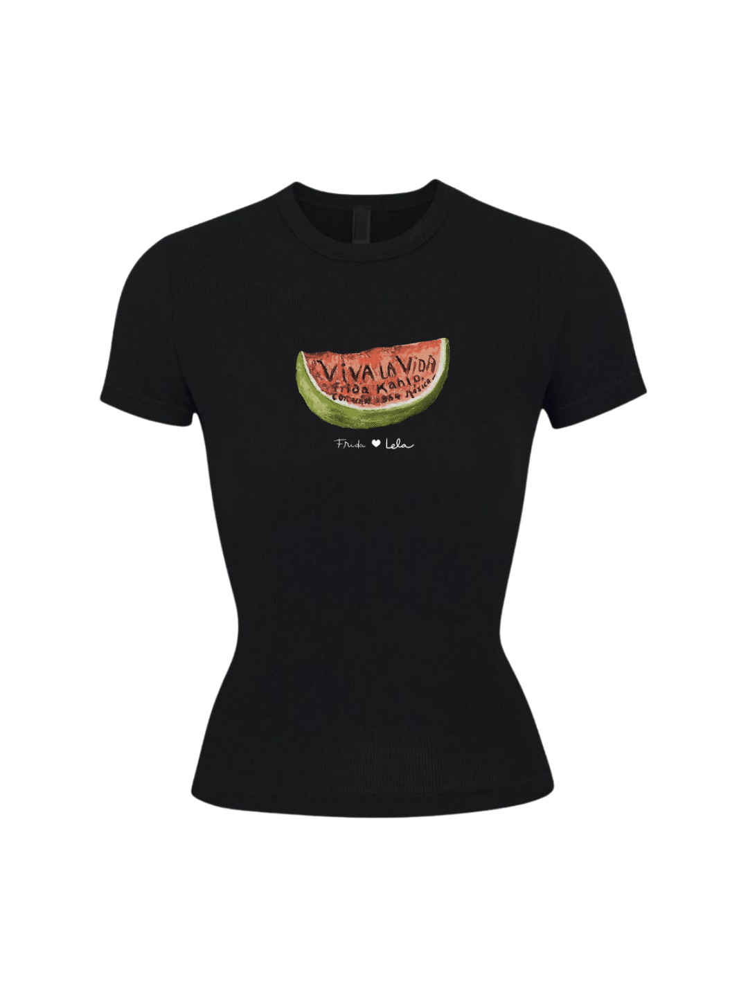 baby tee viva la vida collab frida & lela