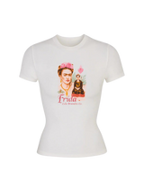 baby tee frida collab frida & lela