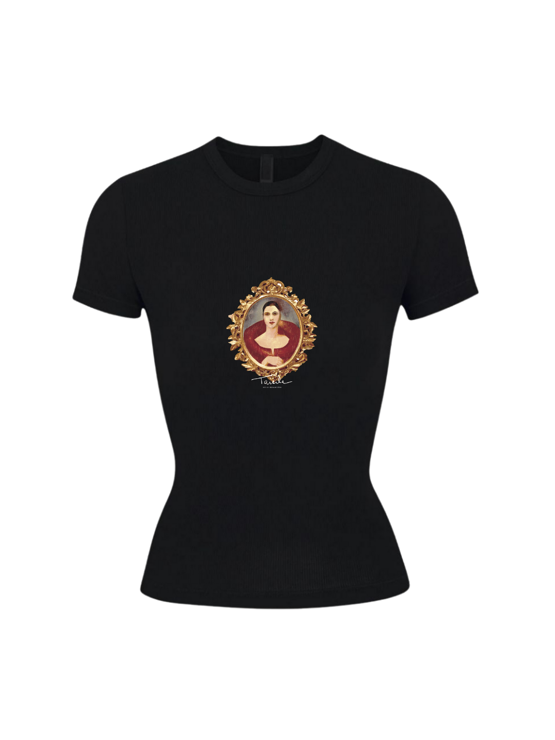 baby tee autorretrato collab trasila do amaral