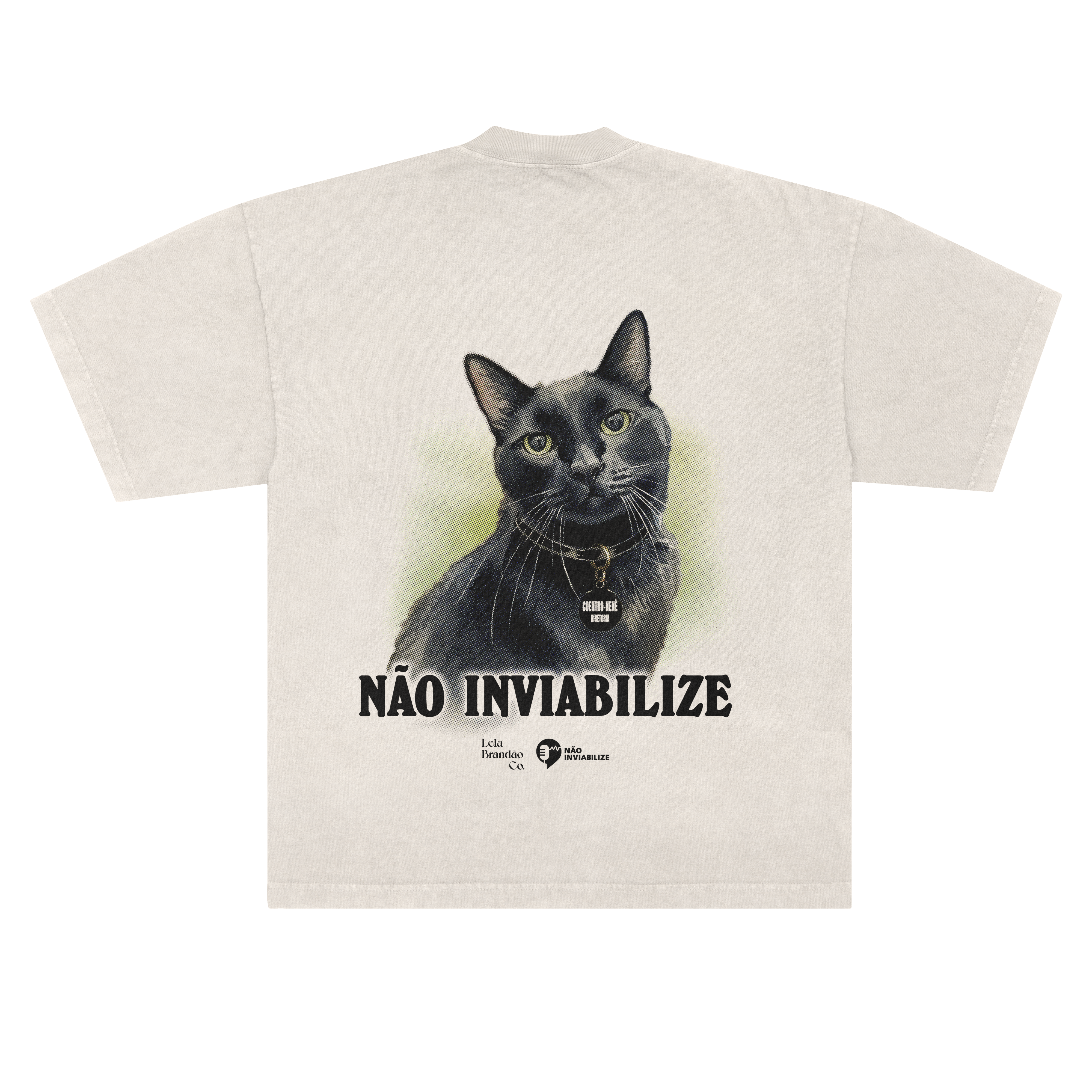 camisetão oversized coentro nenê collab não inviabilize