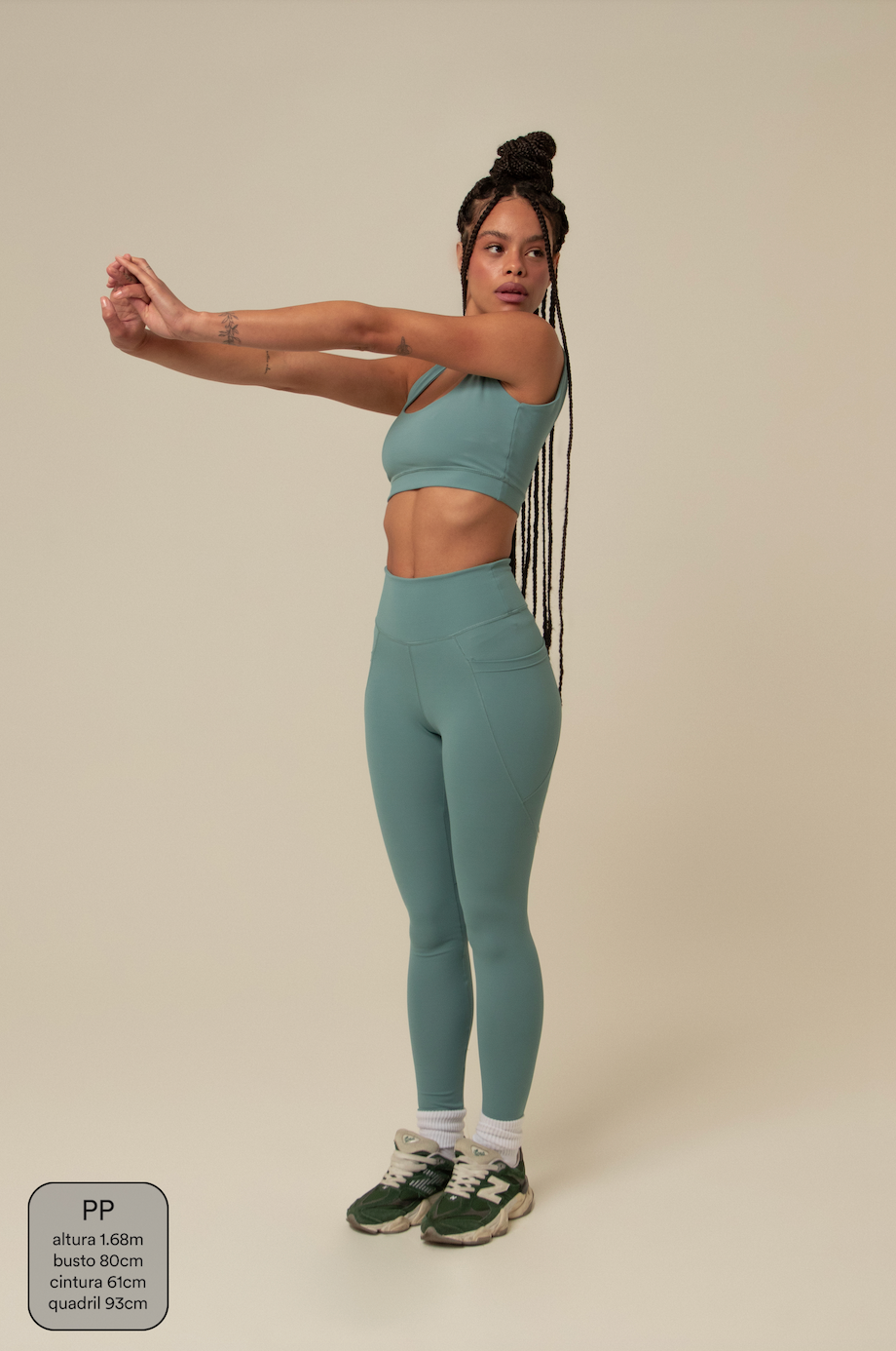 legging compress gym babe | legging fitness com bolsos