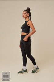 legging compress gym babe | legging fitness com bolsos