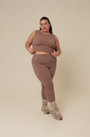 legging compress gym babe | legging fitness com bolsos