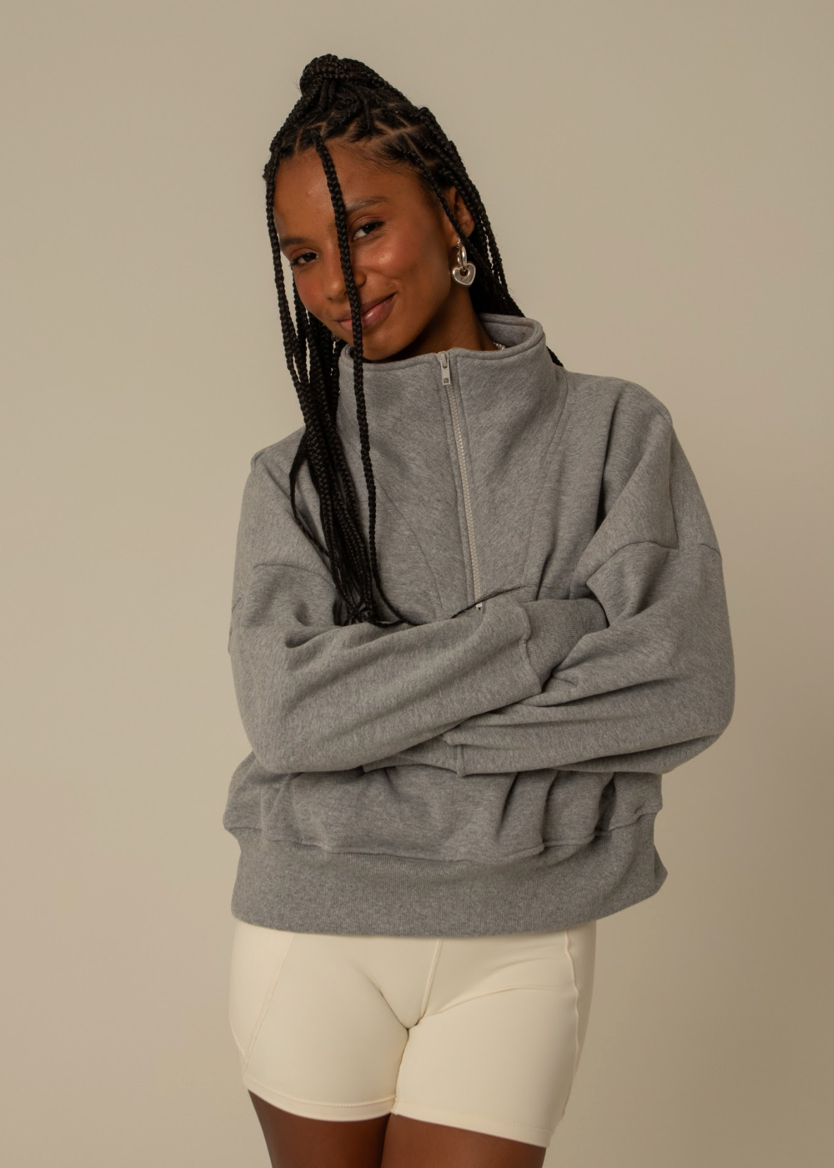 moletom gym babe | casaco gola alta