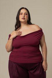 blusa ombro a ombro clássica