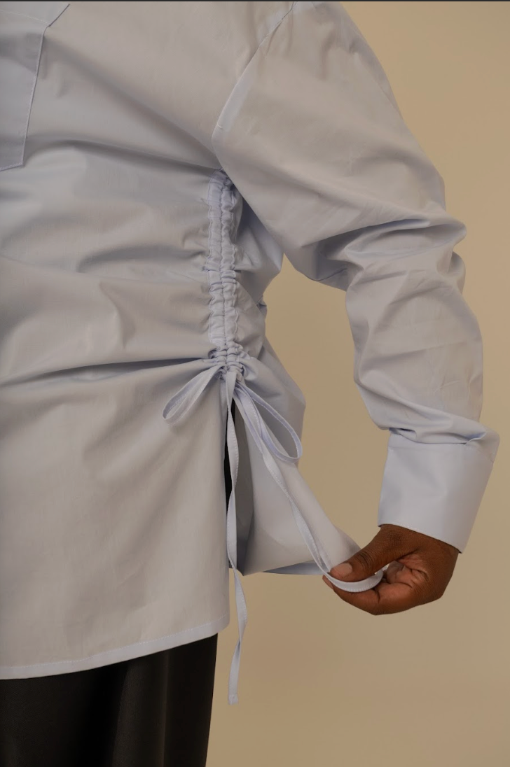 camisa laço chefa | camisa de algodão ajustável