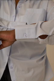 camisa laço chefa | camisa de algodão ajustável