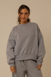 moletom oversized cozy | moletom sem capuz