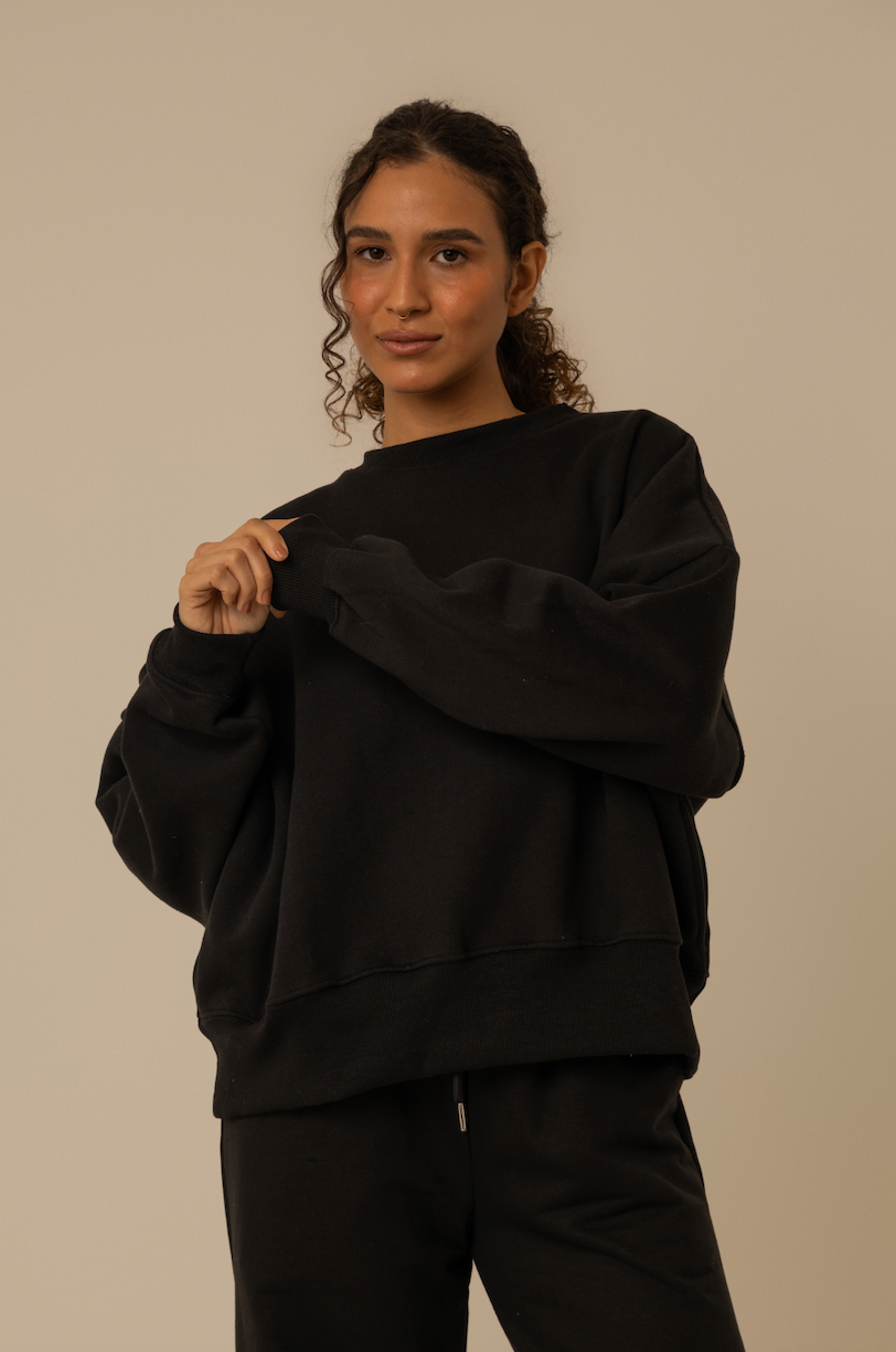 moletom oversized cozy | moletom sem capuz