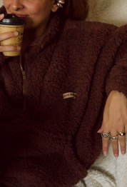 moletom gym babe peludinho cozy | moletom feminino oversized peluciado