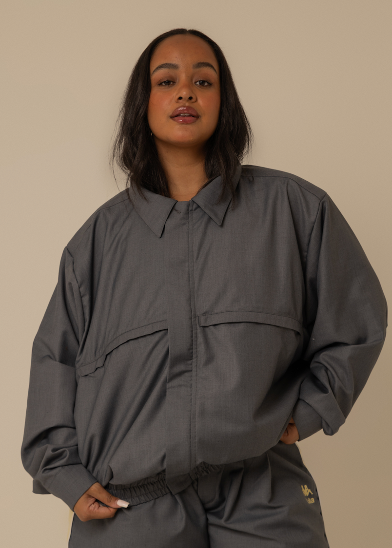 jaqueta alfaiataria lela & kappa | jaqueta alfaiataria feminina oversized