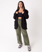 blazer de moletom abraço