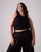 Tank top na cor preta