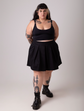 short saia plissada