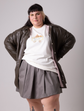 short saia plissada