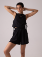 shorts waffle | shorts cintura alta
