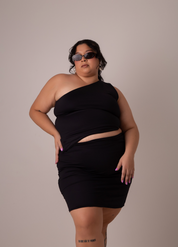 mini saia de poliamida desejo