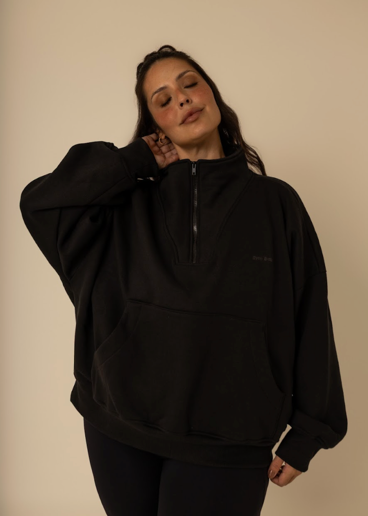 moletom gym babe | casaco gola alta