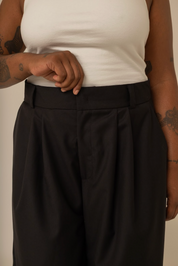 calça alfaiataria ajustável chefa