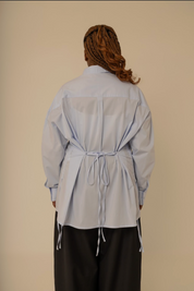 camisa laço chefa | camisa de algodão ajustável