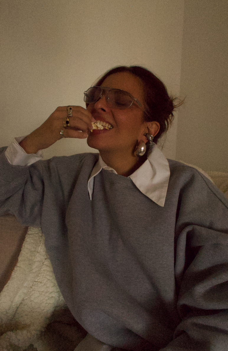 moletom oversized cozy | moletom sem capuz