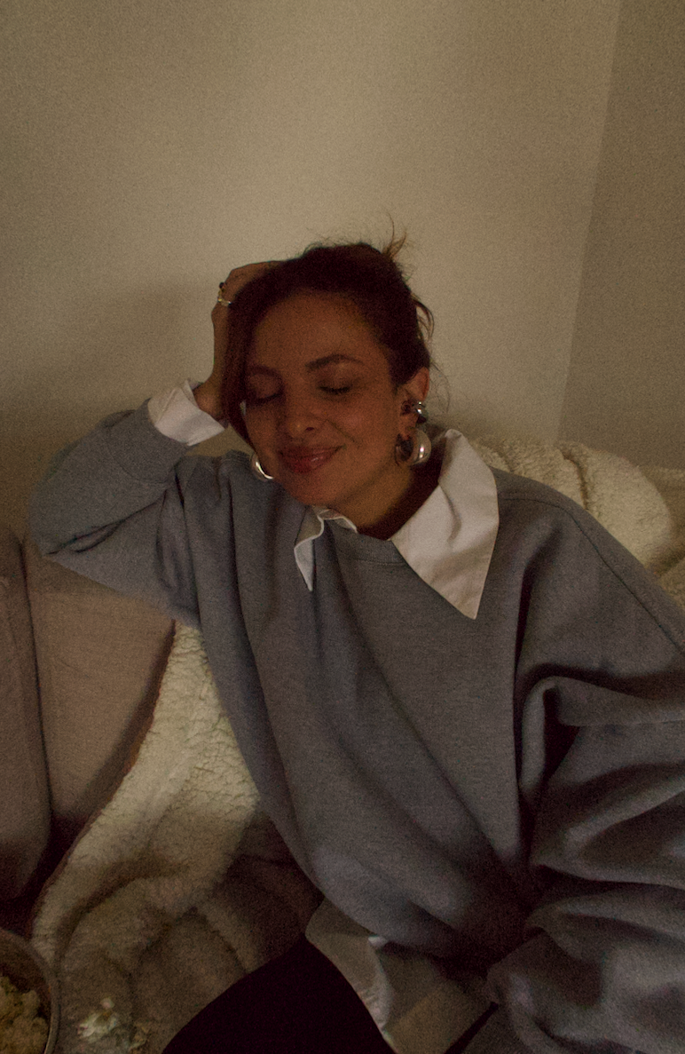 moletom oversized cozy | moletom sem capuz