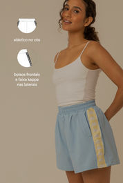 short esportivo lela & kappa | short feminino esportivo com bolsos