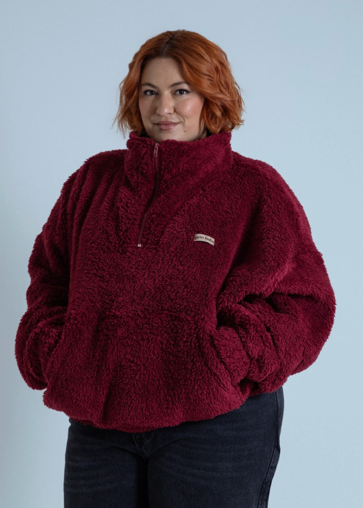 moletom gym babe peludinho cozy | moletom feminino oversized peluciado