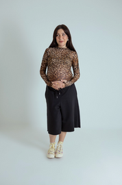 blusa segunda pele de tule oncinha LUV