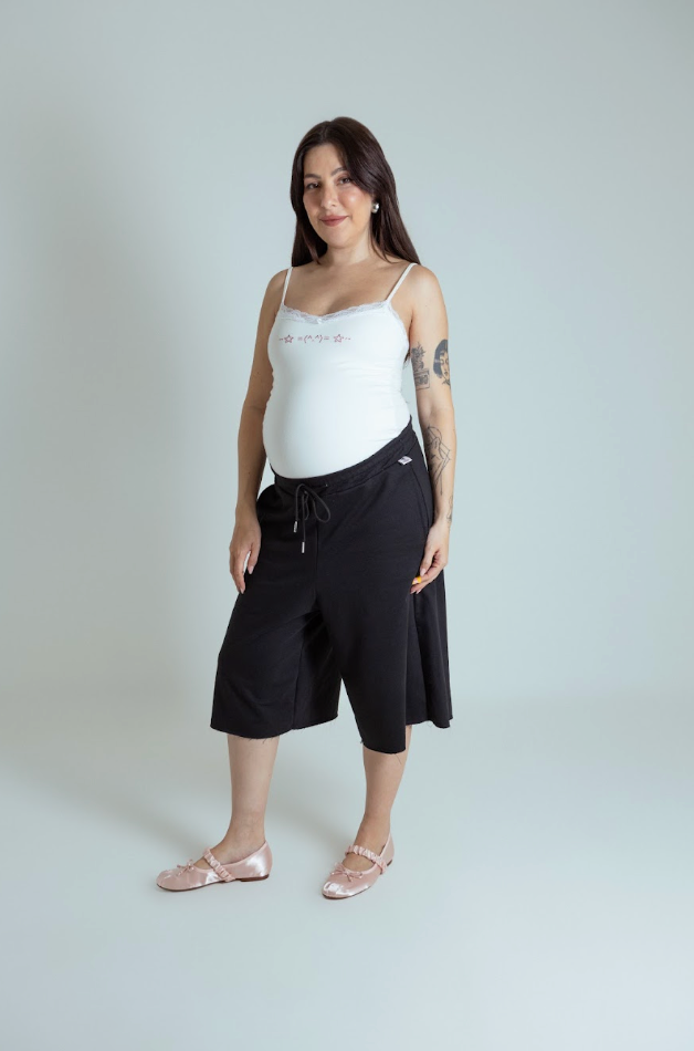 short bermudão de moletom LUV