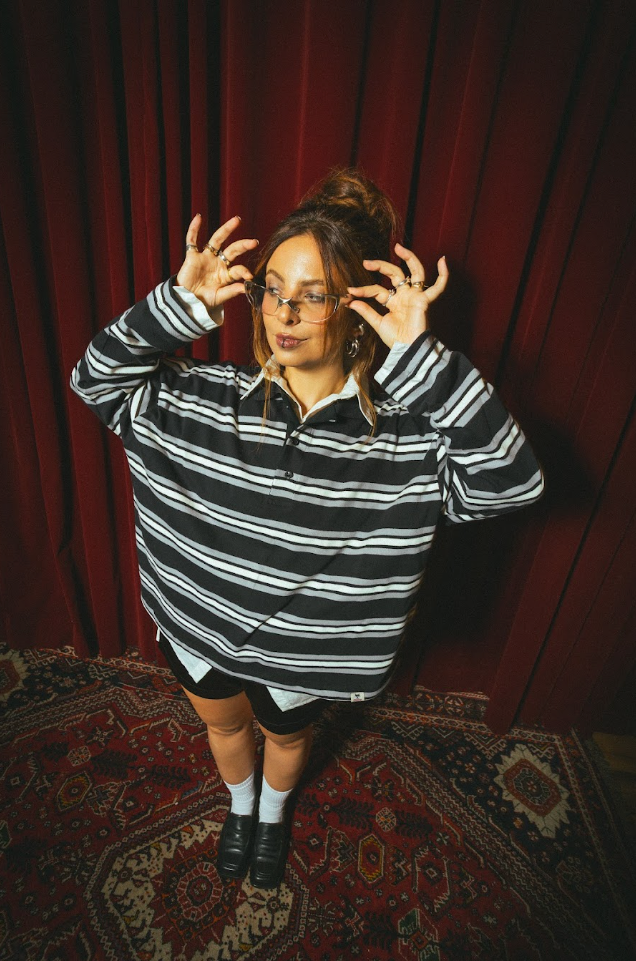 polo listrada oversized manga longa luv