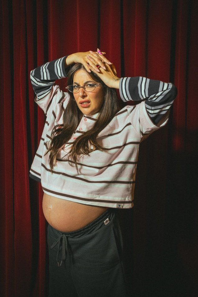 polo listrada oversized manga curta luv