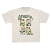 camisetão figurinha brasileira lela & kappa | camiseta oversized 100% algodão