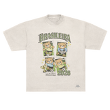 camisetão figurinha brasileira lela & kappa | camiseta oversized 100% algodão