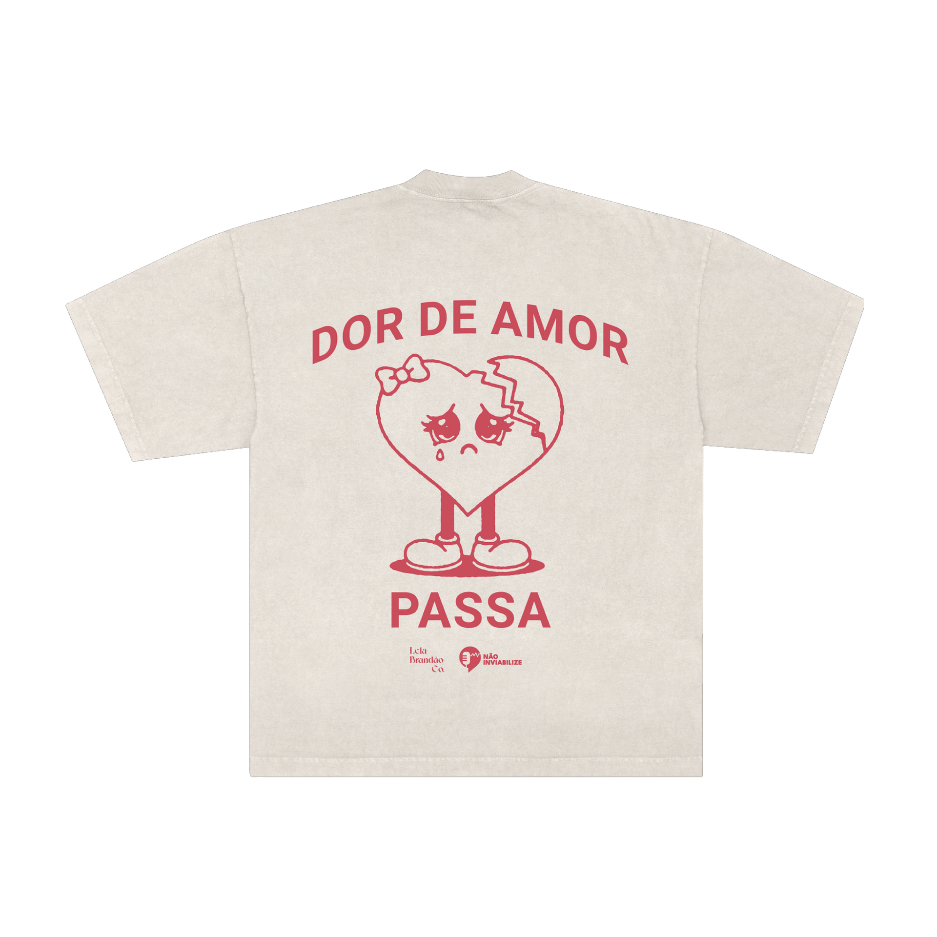 camisetão oversized dor de amor collab não inviabilize – Lela