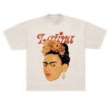 camisetão latina collab frida & lela