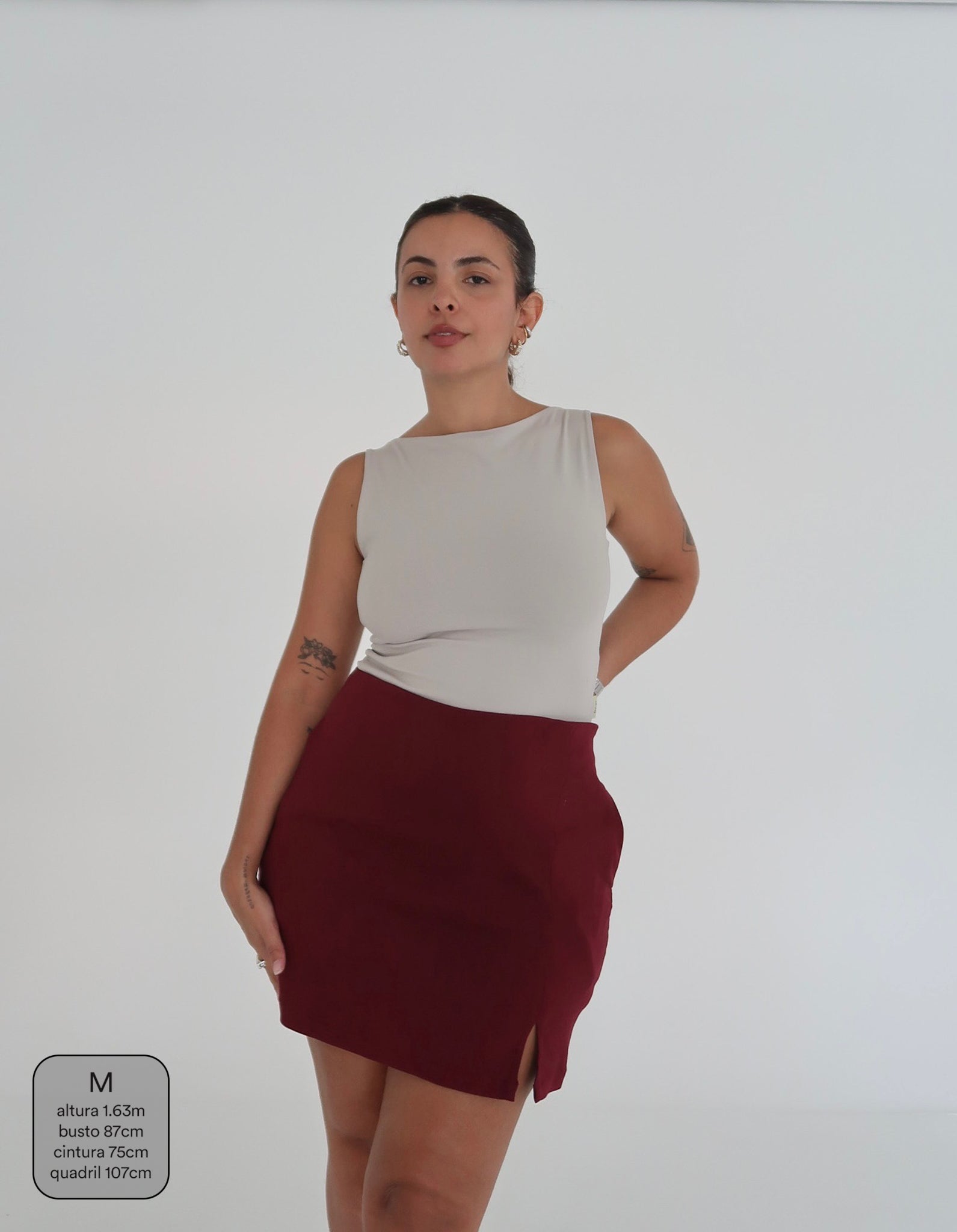 mini short saia brava clássico