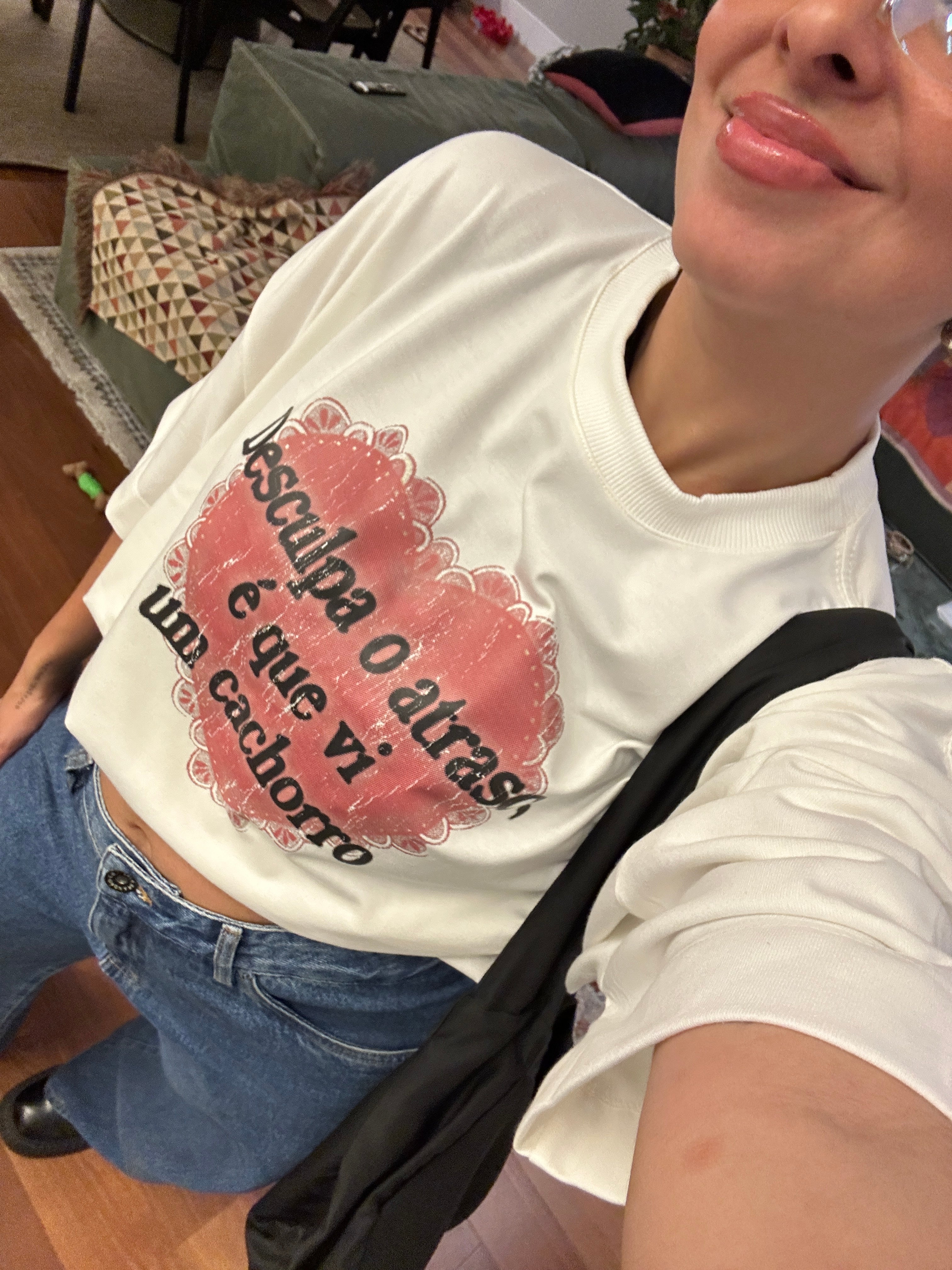 camiseta desculpa o atraso