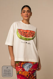 camisetão viva la vida collab frida & lela
