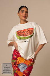 camisetão viva la vida collab frida & lela