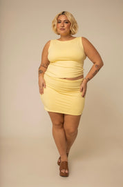 mini saia de poliamida desejo