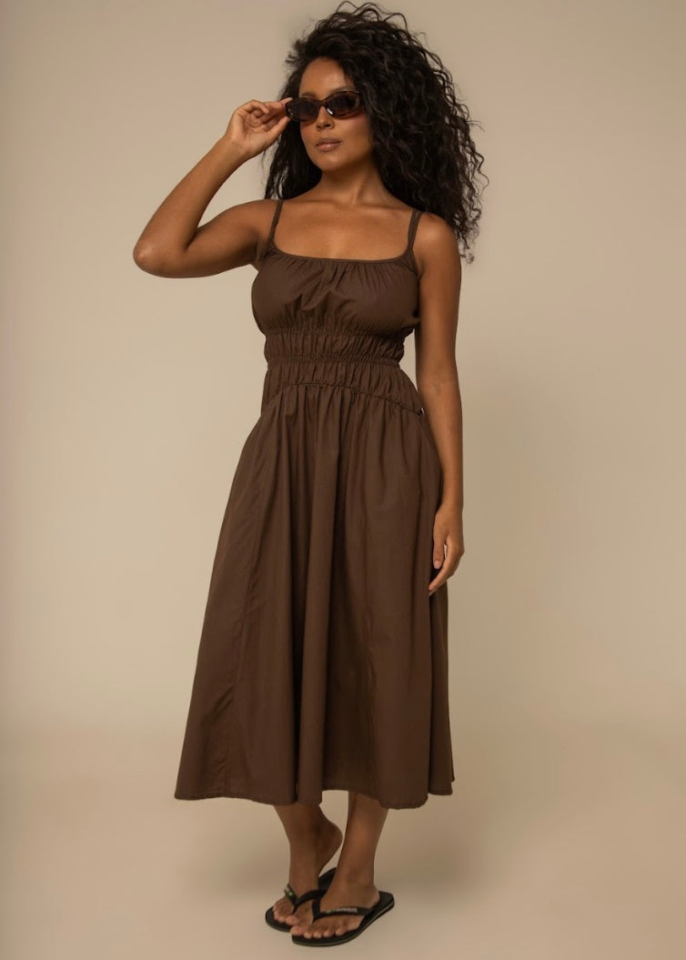 vestido midi lastex rancho 2.0