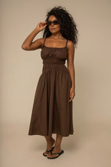 vestido midi lastex rancho 2.0