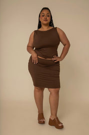 mini saia de poliamida desejo