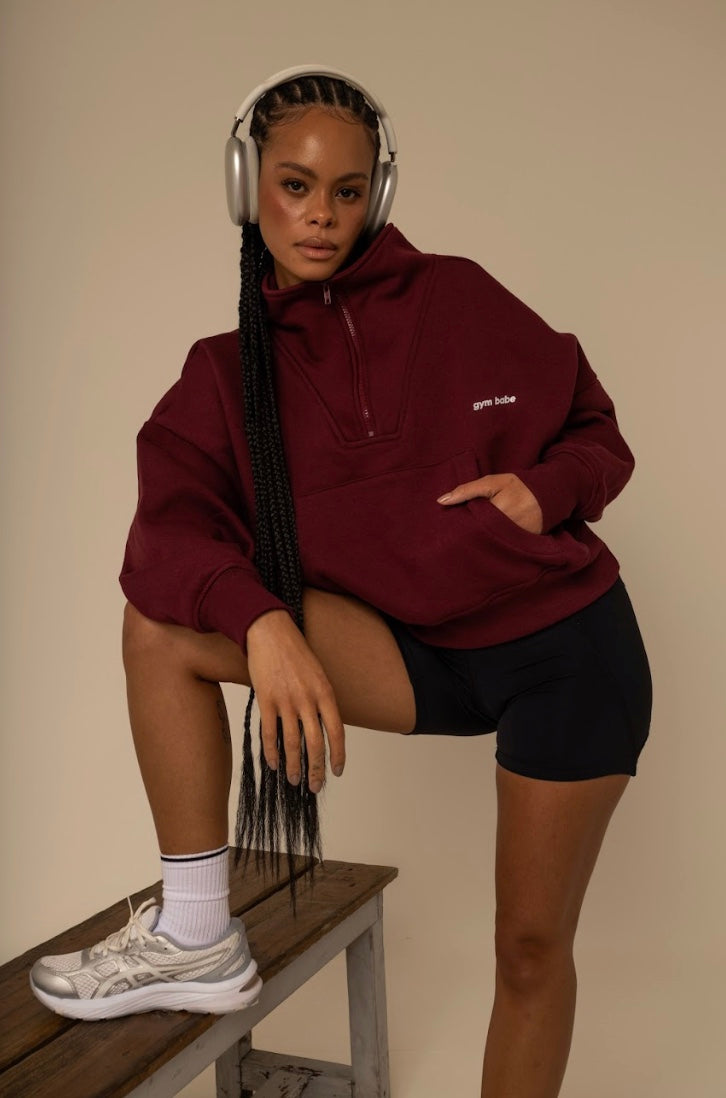 moletom gym babe | casaco gola alta