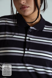 polo listrada oversized manga curta luv
