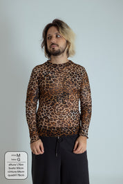 blusa segunda pele de tule oncinha LUV
