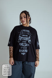 camisetão emocore LUV | camiseta oversized 100% algodão