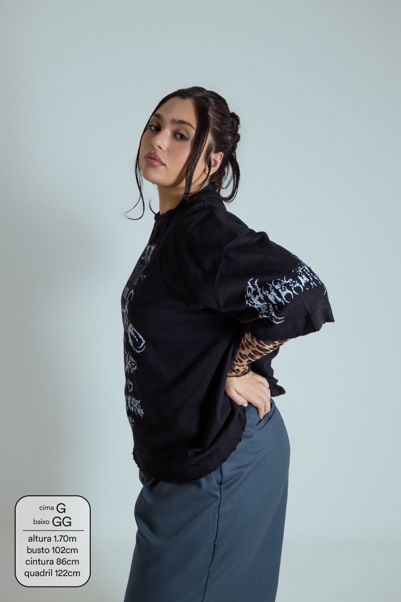 camisetão emocore LUV | camiseta oversized 100% algodão