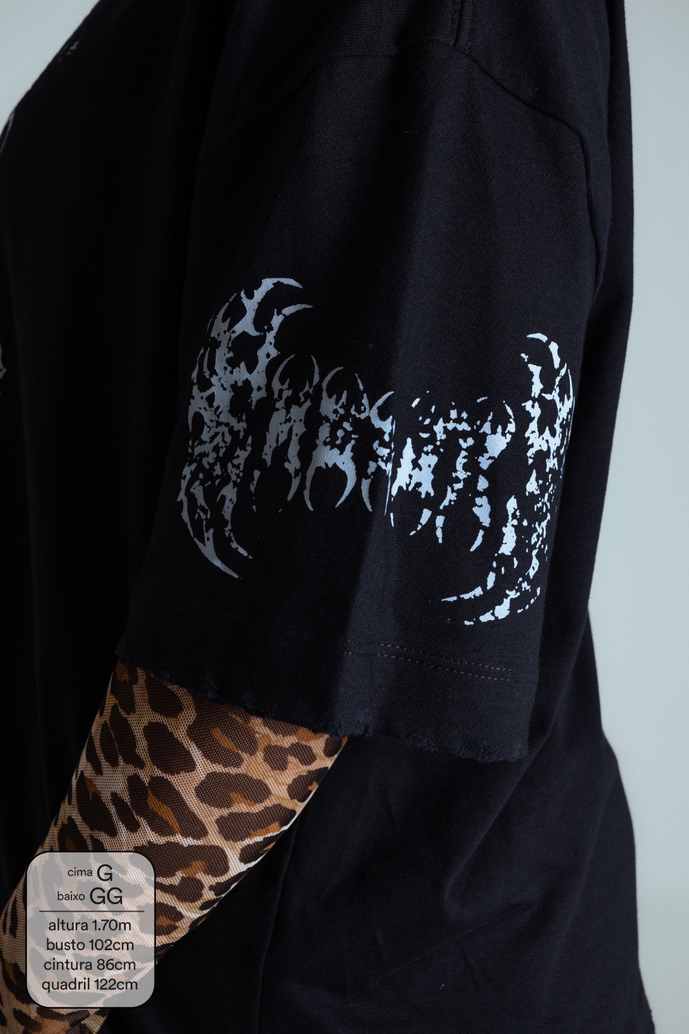 camisetão emocore LUV | camiseta oversized 100% algodão
